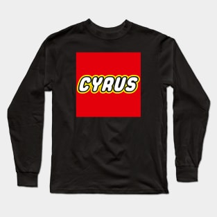 CYRUS - Personalized LEGO Name Long Sleeve T-Shirt